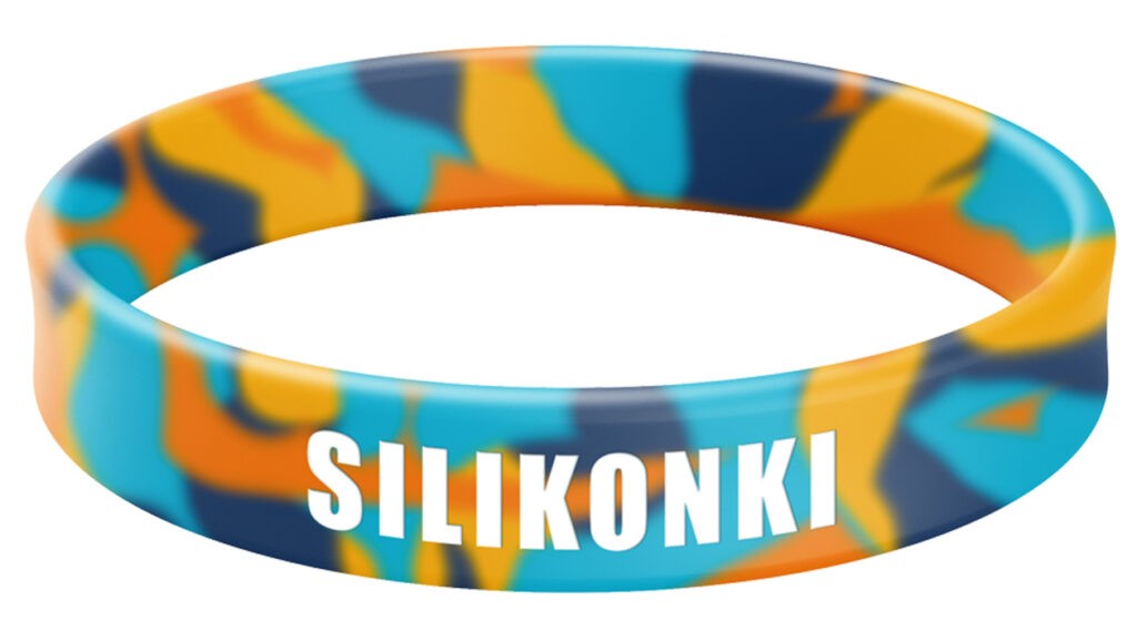 Opaska silikonowa swirl