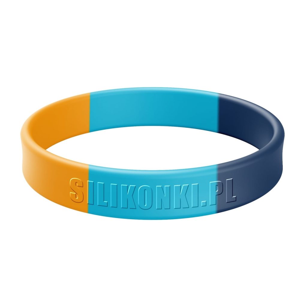 Opaska silikonowa segmentowa z tłoczeniem wypukłym