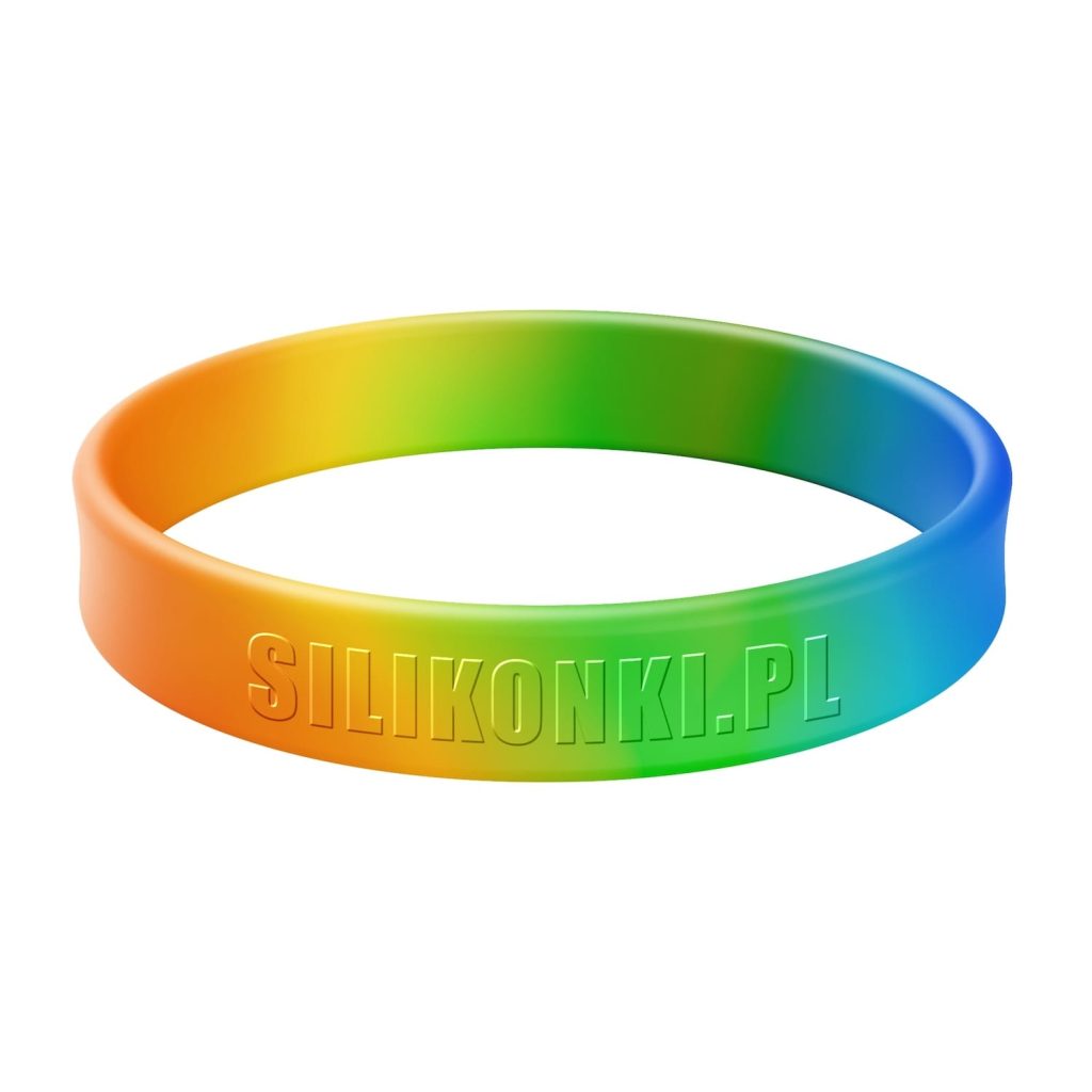 Opaska silikonowa swirl z tłoczeniem wypukłym