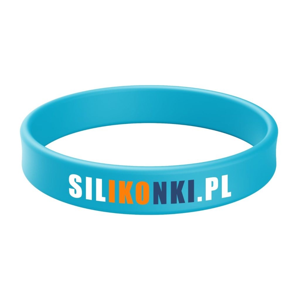 Opaska silikonowa z nadrukiem w 3 kolorach