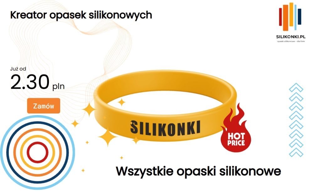 Tworzenie indywidualnie zaprojektowanych opasek silikonowych