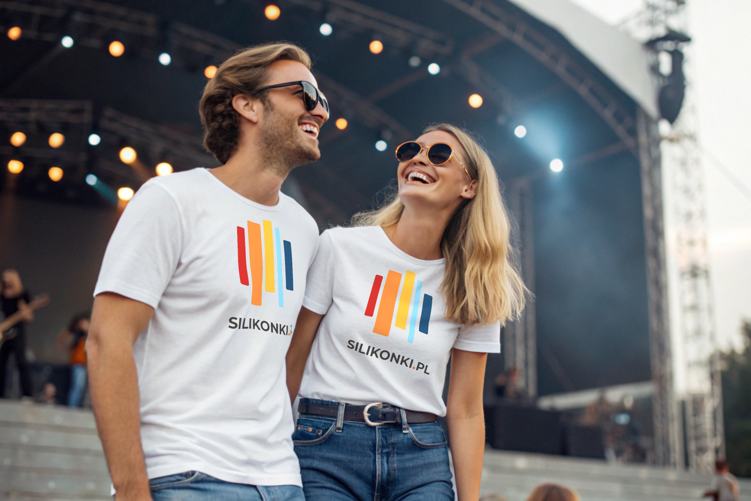 festiwalowe opaski z nadrukiem