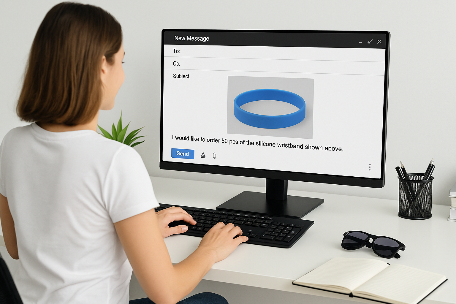 motywujące opaski silikonowe
