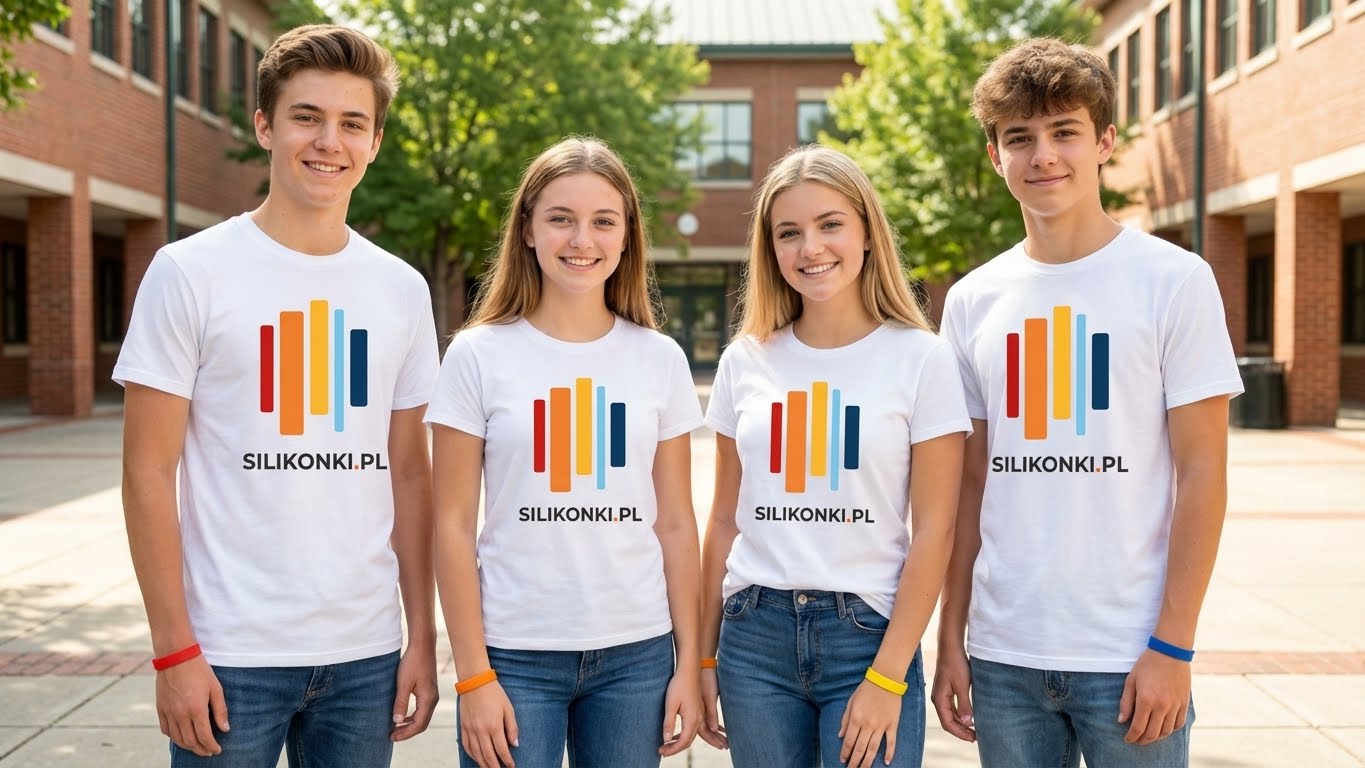 opaski z logo dla szkół